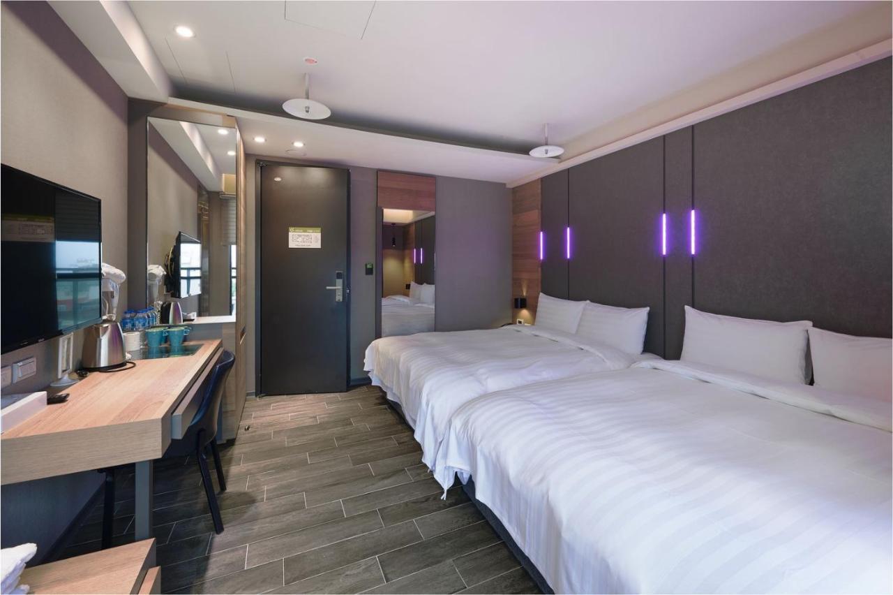 Kiwi Share Hotel Zhongli Dış mekan fotoğraf